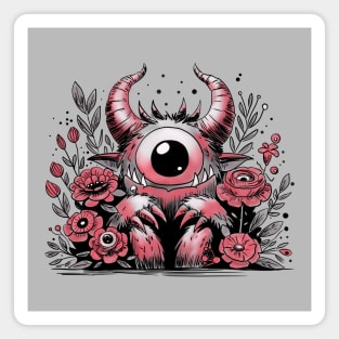 Spring Flower Monster Magnet